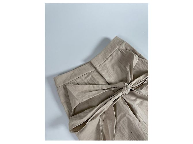 Pantalón de algodón Marni Brown Castaño - vista 2