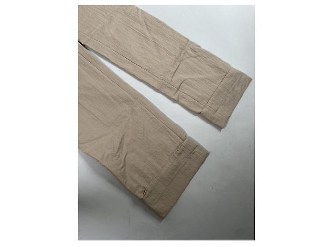 Pantalón de algodón Marni Brown Castaño - vista 3