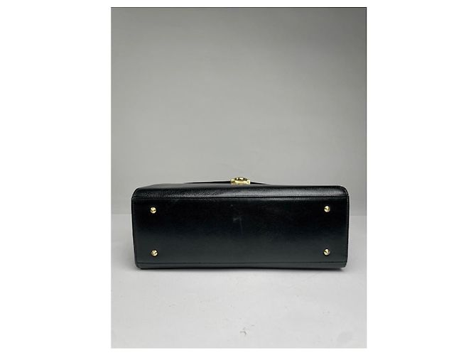 Autre Marque Borsa in pelle nera non firmata Nero - vista 3