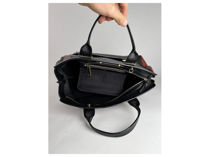 Borsa in pelle nera Chloé Nero - vista 5
