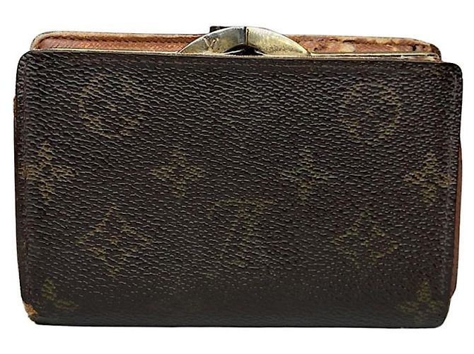 Portafoglio in pelle marrone Emilie Louis Vuitton - vista 2