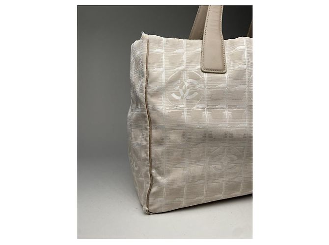 Chanel Beige Polyester Handbag - view 5