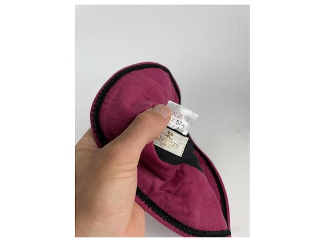 Courreges Cappello di cotone rosa Courrèges - vista 2