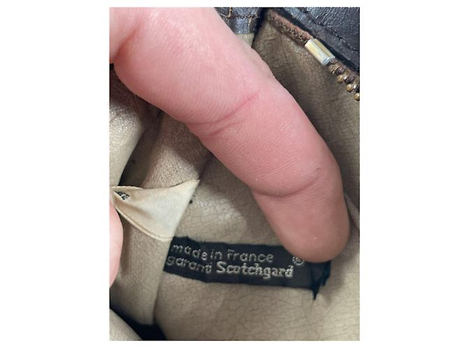 Borsa a tracolla in cotone marrone Saddle di Dior - vista 5