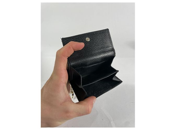Gucci GG Blooms Black Leather Wallet - view 3