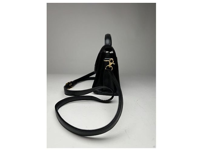 Courreges Borsa in pelle nera Courrèges Nero - vista 3