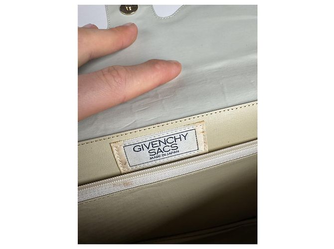 Bolsa de couro branco Givenchy 4G - vista 4