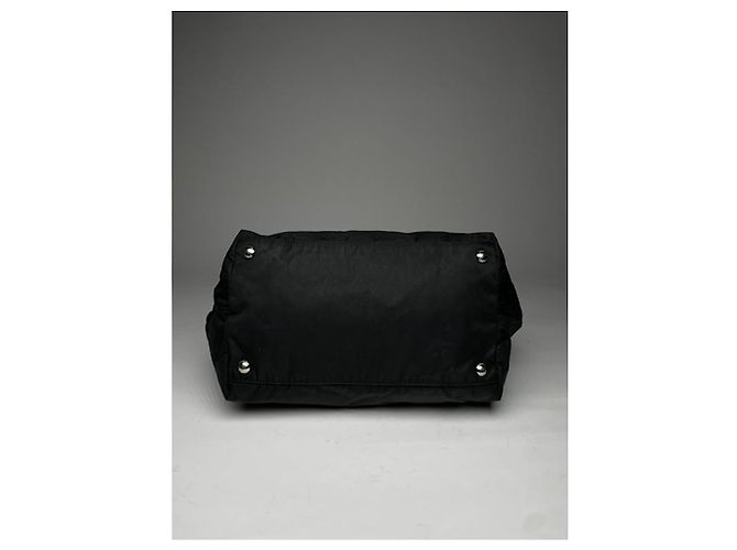 Bow Prada Re-Edition 2005 schwarze Polyester-Handtasche mit Reißverschluss - Ansicht 5