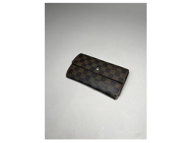 Billetera de cuero marrón Louis Vuitton Virtuose Castaño - vista 3