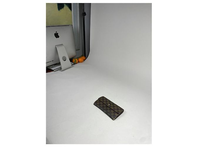 Billetera de cuero marrón Louis Vuitton Virtuose Castaño - vista 4