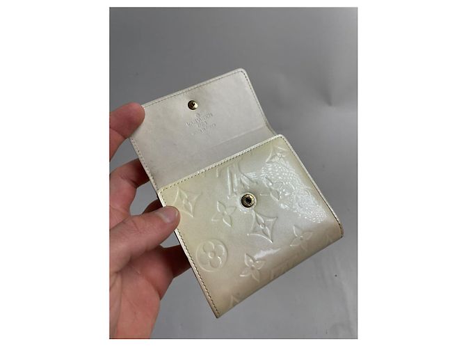 Louis Vuitton Koala Ecru Leder Geldbörse Roh - Ansicht 4