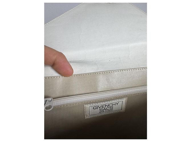Bolsa de couro branco Givenchy 4G - vista 4