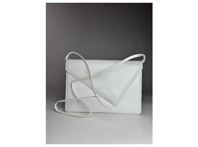 Bolsa de couro branco Givenchy 4G - vista 5