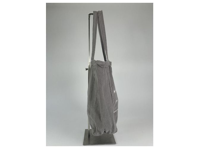 Grauer Baumwoll-Handtasche The Tag Tote von Marc Jacobs - Ansicht 2