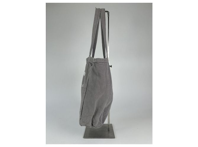 Grauer Baumwoll-Handtasche The Tag Tote von Marc Jacobs - Ansicht 3