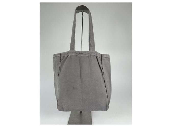 Grauer Baumwoll-Handtasche The Tag Tote von Marc Jacobs - Ansicht 4