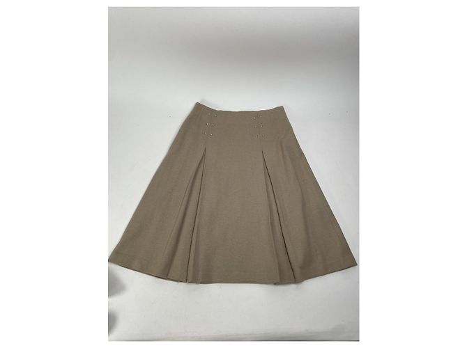 Courreges Abrigo de lana beige de Courrèges - vista 3