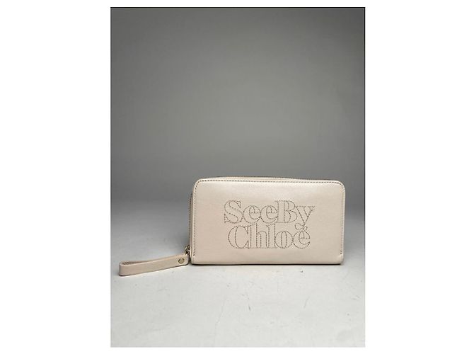 Chloé Marcie Beige Leather Wallet - Ansicht 2