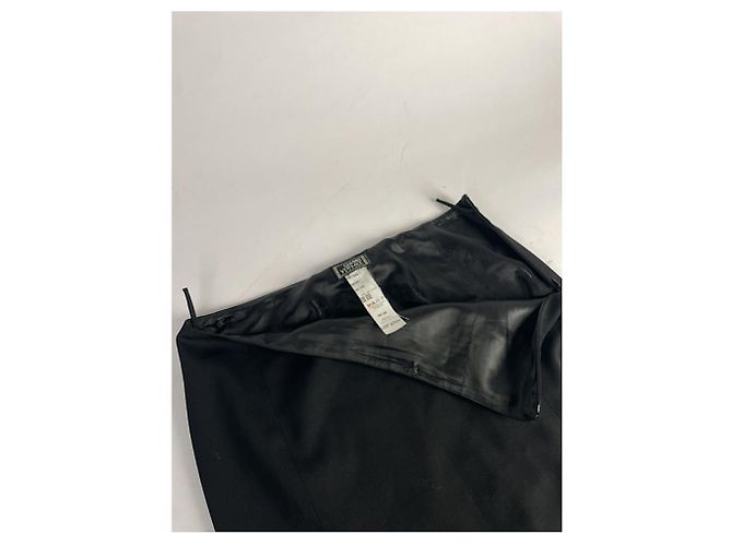 Falda de lana negra Gianni Versace Negro - vista 5