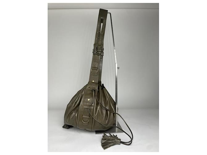 Givenchy Nightingale grüne Lederhandtasche - Ansicht 2