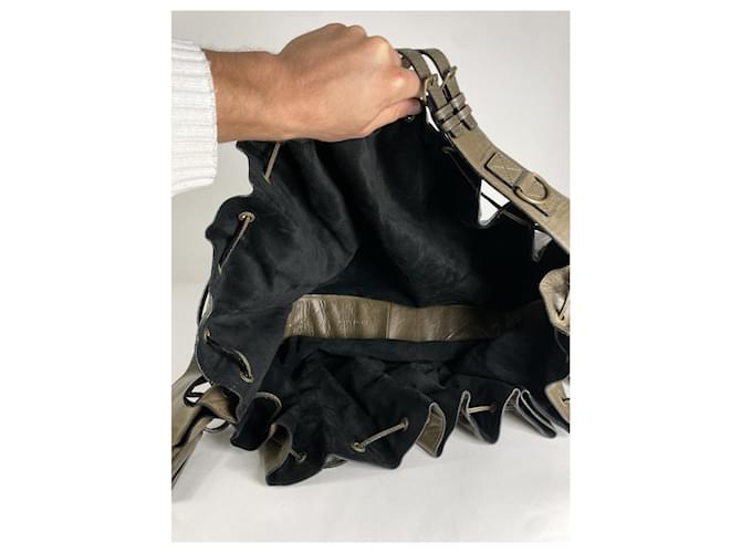 Givenchy Nightingale grüne Lederhandtasche - Ansicht 3
