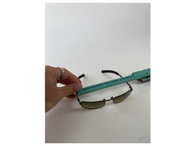 Fendi grüne Metallsonnenbrille - Ansicht 5