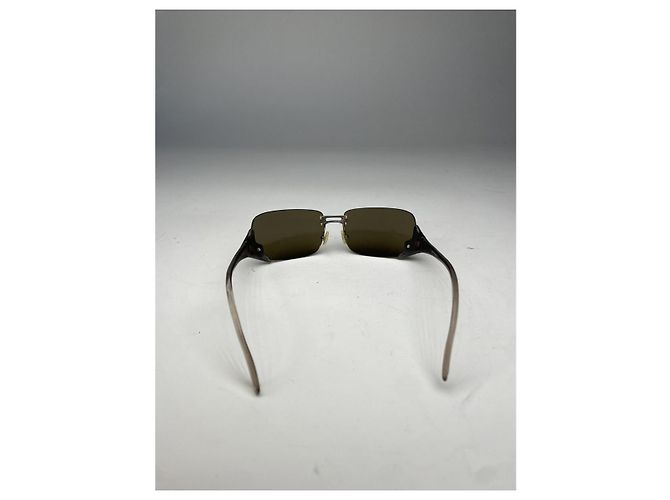 Céline Celine schwarze Kunststoffsonnenbrille - Ansicht 3
