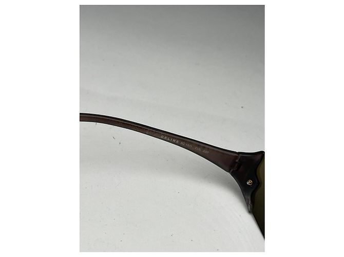 Céline Celine schwarze Kunststoffsonnenbrille - Ansicht 4