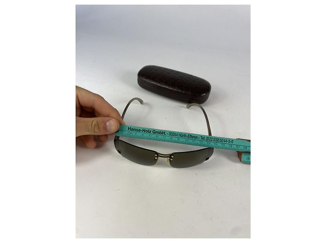 Céline Celine schwarze Kunststoffsonnenbrille - Ansicht 5