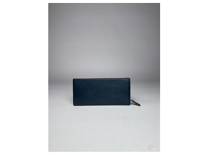 Lanvin Blue Leather Wallet - view 4