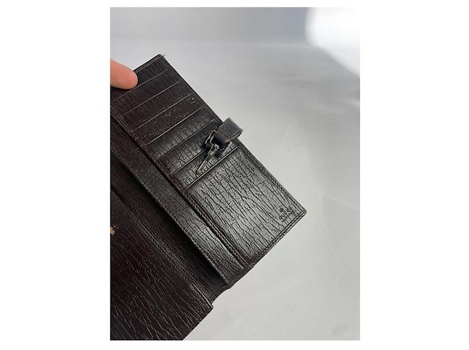 Gucci Jackie Vintage Beiger Leder Geldbeutel - Ansicht 5