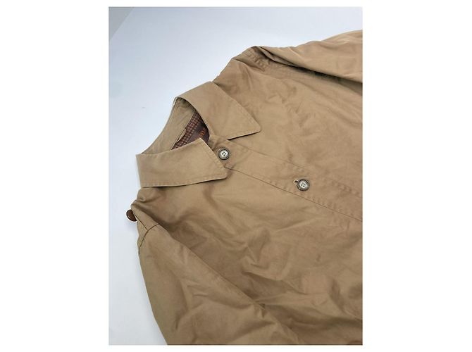 Abrigo de algodón marrón de Saint Laurent Castaño - vista 3