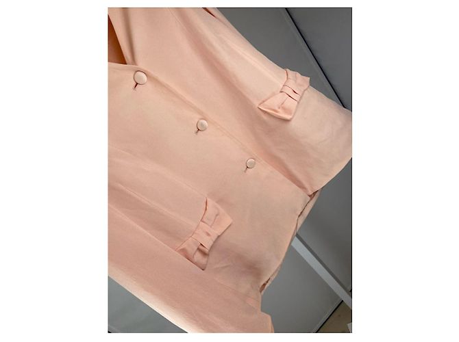Givenchy Pink Viscose Coat - view 2
