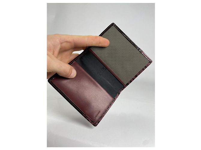 Borsa in pelle verniciata viola Gianni Versace Porpora - vista 4