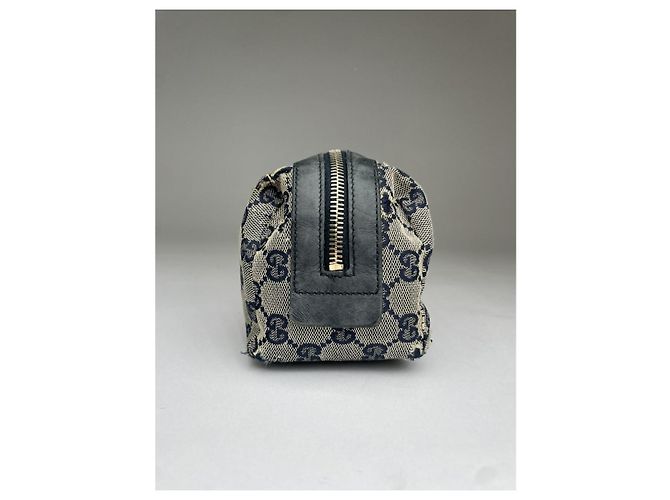Clutch in cotone grigio Gucci Dionysus - vista 3