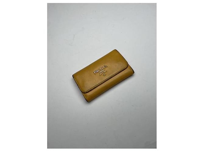 Borsa in pelle gialla Prada Giallo - vista 2