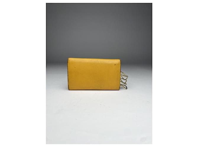 Borsa in pelle gialla Prada Giallo - vista 3