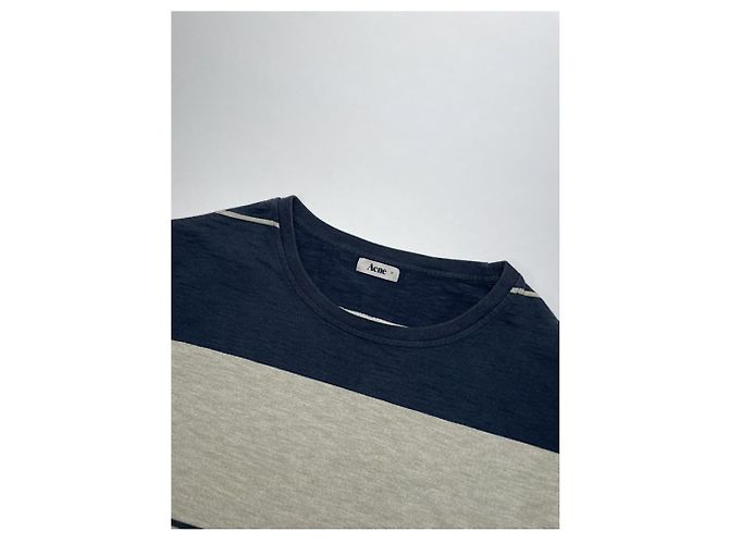 Camiseta de algodón negra de Acne Studios Negro - vista 2