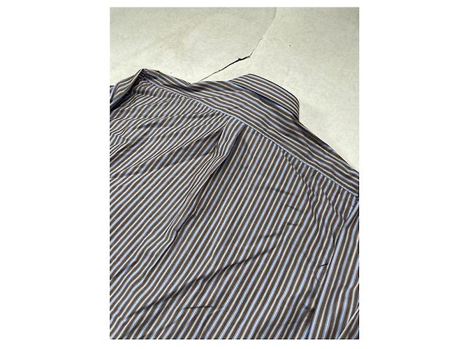 Camicia in cotone antracite Yves Saint Laurent - vista 2