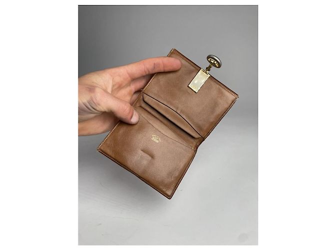Borsa in pelle marrone Gucci Horsebit 1955 - vista 3