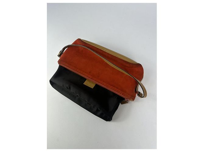 Gucci Jackie Vintage Rote Lederhandtasche - Ansicht 2
