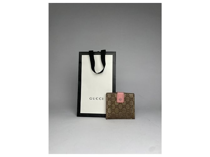 Billetera de algodón beige Gucci Horsebit 1955 - vista 2