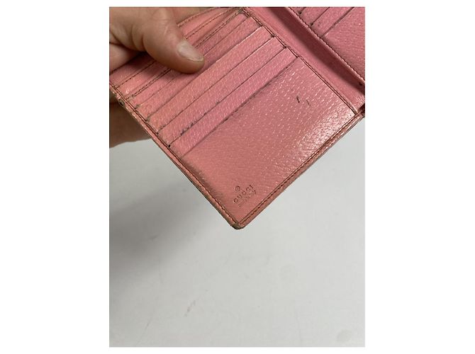 Billetera de algodón beige Gucci Horsebit 1955 - vista 4