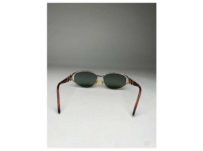 Fendi braune Metallsonnenbrille - Ansicht 4