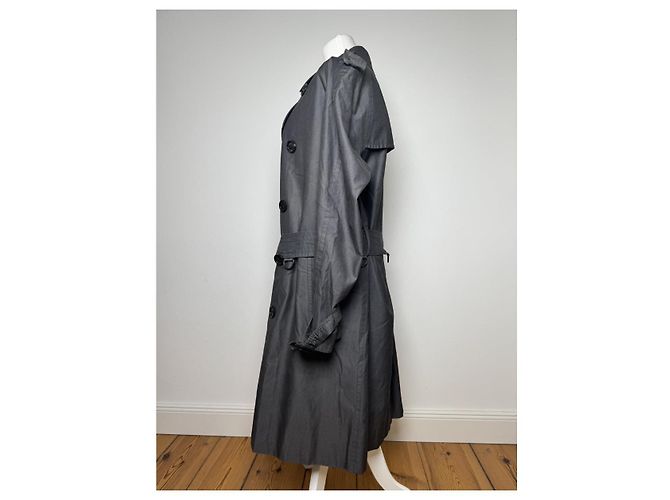 Abrigo trench de algodón antracita Sandringham de Burberry Gris antracita - vista 2