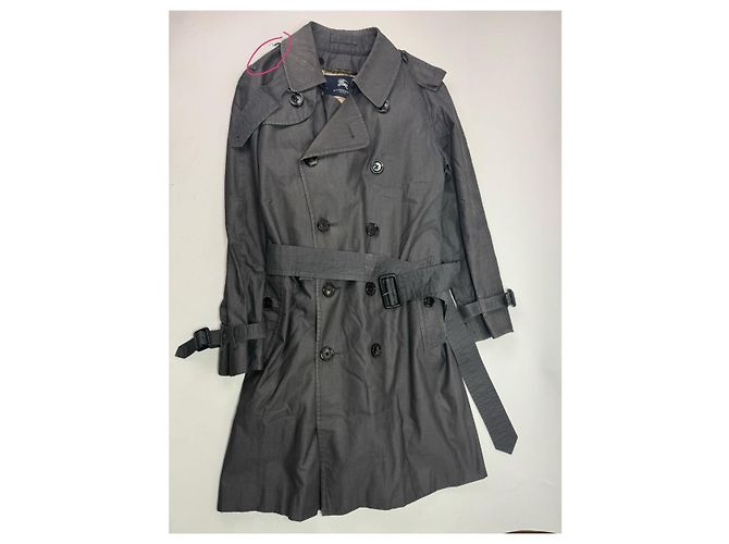 Abrigo trench de algodón antracita Sandringham de Burberry Gris antracita - vista 4
