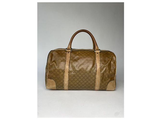 Céline Borsa a secchiello in pelle dorata Celine D'oro - vista 5