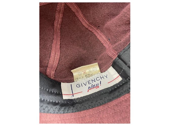 Chapéu de algodão vermelho Givenchy - vista 2