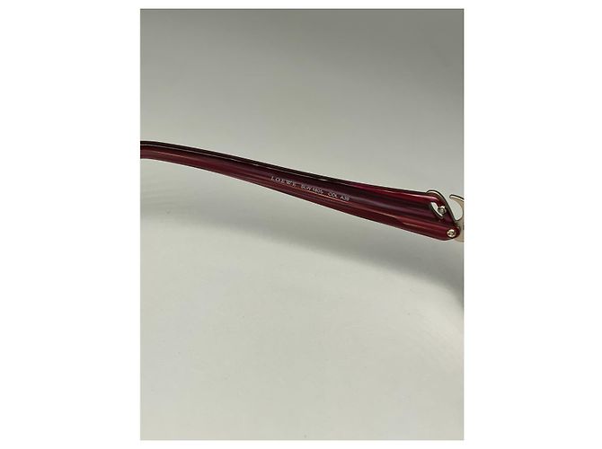 Gafas de sol de plástico morado Loewe Púrpura - vista 4