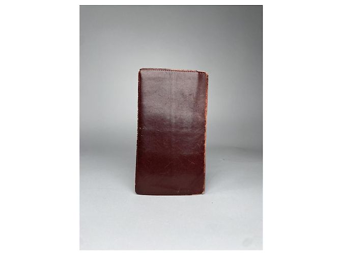 Borsa in pelle bordeaux Cartier Bordò - vista 3